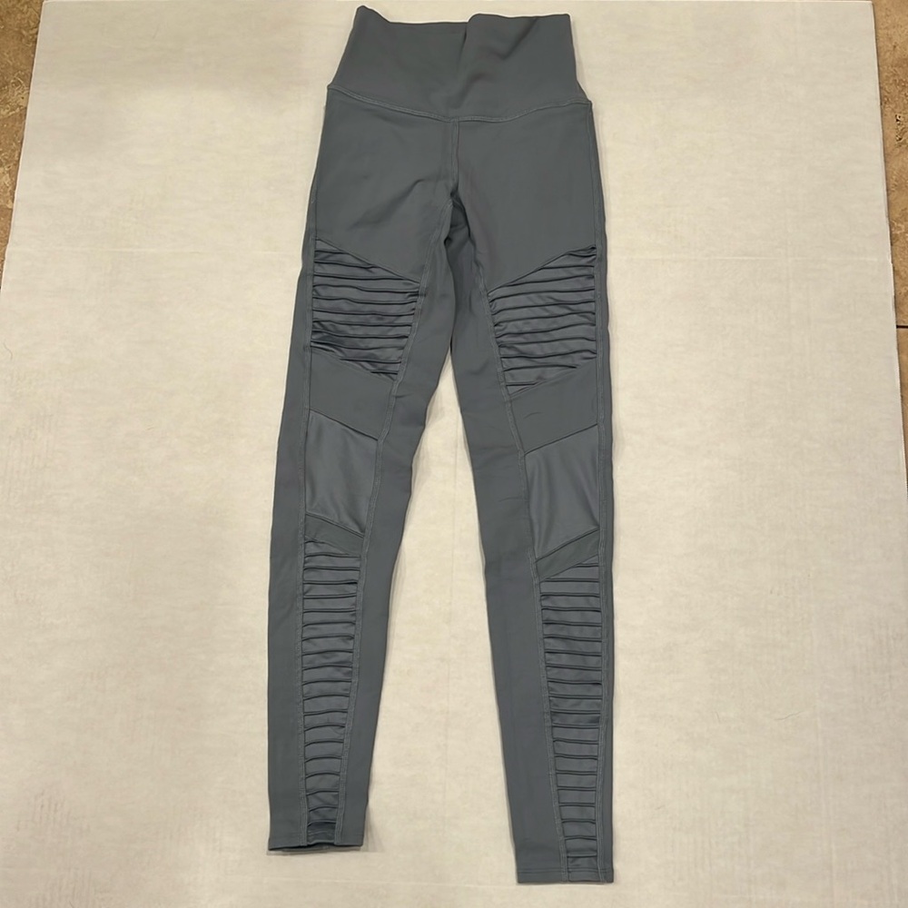 Alo leggings textured blue